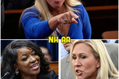 Power struggle breaks out in the US Congress: Marjorie Greene shows signs of panic when Jasmine Crockett corners her, suddenly summons Elon Musk – Chaotic hearing, shocking secrets revealed, who will be the loser before the whole of America?