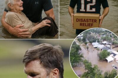 TOM BRADY SPOTTED BAREFOOT IN TEXAS FLOOD — WHAT HE DID FOR ONE LITTLE BOY SHOOK THE NATION TO ITS CORE