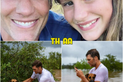 HEART-MELTING MOMENT: Tom Brady Rescues Soaked Dog from Texas Flood – Then Sends Tearjerking Text to His Daughter That Breaks the Internet