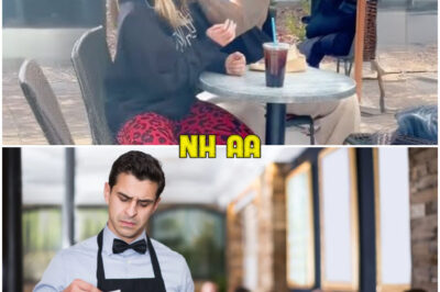 In the outdoor area of a crowded cafe, a sudden scream rang out, causing everyone to turn around. A tall, muscular man with a frowning face was glaring and scolding the young girl sitting next to him. The blonde girl could only lower her head, her hands trembling, her eyes empty and her voice low as if she was afraid that even breathing would make him angry. The air around the table was heavy and suffocating, the waiter passing by also unconsciously slowed down because he clearly felt the tension. The man not only scolded but also uttered harsh insults, even threatening words that made the girl cower in fear. He cursed unreasonably, tormenting her just because she refused to eat the cake. Worse, he even violently forced the cake straight into the girl’s mouth, his hand squeezing her chin as if to vent all his anger.