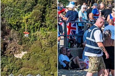 Now a homeless camp springs up at coastal beauty spot… just hundreds of yards from taxpayer-funded migrant hotel