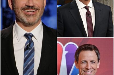 Jimmy Kimmel shook things up when he suddenly appeared alongside Stephen Colbert and Seth Meyers, delivering a collaboration that sent the live audience into a frenzy. More than just a casual on-air crossover, Kimmel revealed that this appearance was part of a “long-term plan” he and Colbert had been secretly nurturing. The bold revelation immediately sparked intrigue, leaving fans eager to see what unexpected surprise might be unfolding behind the scenes.