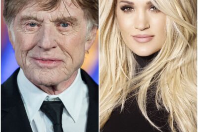 THE FINAL SONG OF FAREWELL:The world of art fell silent as news spread of Robert Redford’s passing at the age of 89. In the midst of this grief, Carrie Underwood broke down in tears — not only as a global star mourning a legend, but as a lifelong friend saying goodbye to the man who had been part of her soul.