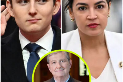 AOC BULLIES BARRON TRUMP ON SENATE FLOOR – THEN KENNEDY STEPS IN AND MAKES HER FACE TURN GHOST-WHITE IN 35 SECONDS FLAT