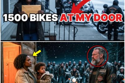 Black Single Mom Shelters 25 Freezing Bikers, Next Morning 1500 Hells Angels Stops Outside Her Door