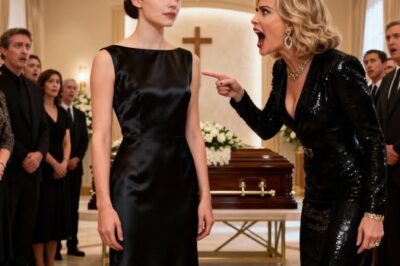 My sister ridiculed my “cheap” funeral dress in front of everyone, calling me a disgrace to the family. She had no clue the dress was worth thirty thousand dollars, that I owned the fashion brand she modeled for, and that her dismissal letter was already signed. This was how I made every single one of them pay…