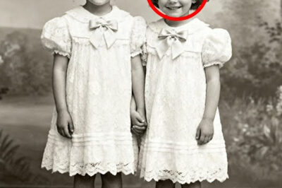 This 1919 Studio Portrait of Two “Twins” Looks Cute Until You Notice The Shoes