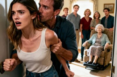 During my grandmother’s 85th birthday celebration, my husband suddenly leaned in and whispered, “Get your bag. We’re leaving. Don’t ask, don’t act weird.” I thought he was being dramatic… until we got in the car, he locked the doors, and his voice trembled: “There’s something really, really wrong in that house.” Ten minutes later, I called the police—and what they found sent my whole family into chaos.