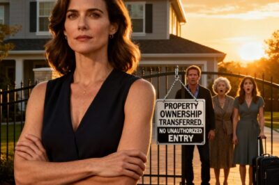 My husband texted me: “You’re not coming to Europe with us. My mother wants this trip to be for the family only.” The message arrived right after I invested seven hundred thousand dollars into his business. I didn’t argue. I simply sold that company… and rented out the house under my name. When they returned from their “family” vacation and rolled their suitcases through the gate… they froze at the sign hanging in front of the house: “Property ownership transferred. No unauthorized entry.” And that was only the beginning.