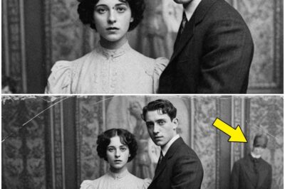 The 1906 wedding photo looked perfect—until the groom’s hand exposed a secret that stunned everyone