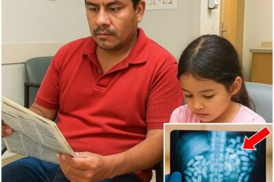 Girl Acts Nervous Around Dad in Waiting Area, Doctor Takes X-Ray and Calls 911 Immediately!
