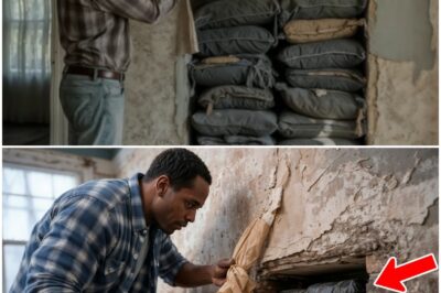 Man Bought an Old House From an Elderly Woman, When He Removed the Wallpaper, He Froze in Shock