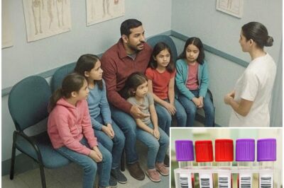 Dad Acts Nervous at Daughters’ Routine Checkup, Nurse Takes Blood Tests and Starts to Panic!