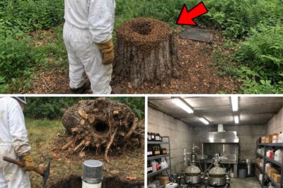 Beekeeper Noticed Hive Swarming Stump, What Was Beneath Led to Five Arrests!