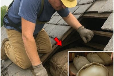Roofers Found Burlap Sacks in Church Roof, Opened One and Called the Mayor!