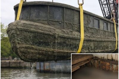 City Lifted Houseboat from Canal After 90 Years, Inside Made Them Call 911!